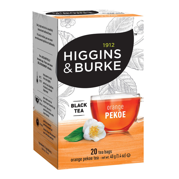 Tea Orange Pekoe HIGGINS AND BURKE CASE 6X20ct