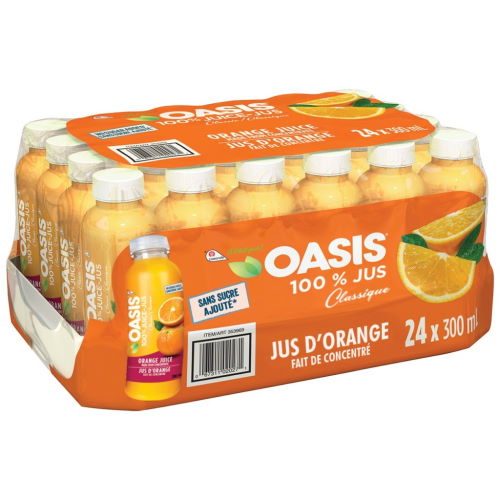 Juice Orange Tetra Bottle OASIS 24x300ml