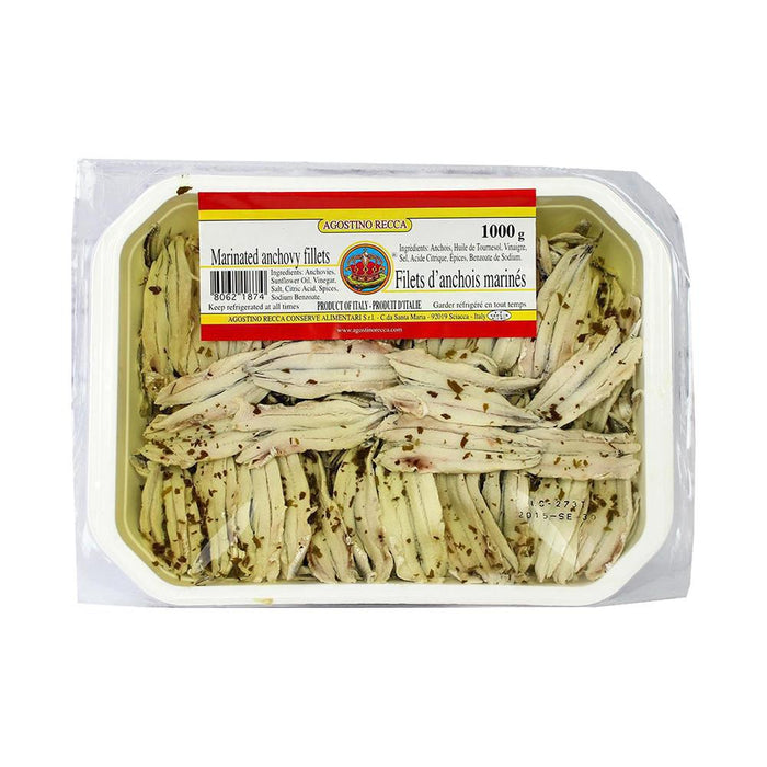 Anchovy White Fillets(boquerones) AGOSTINO RECCA 1KG