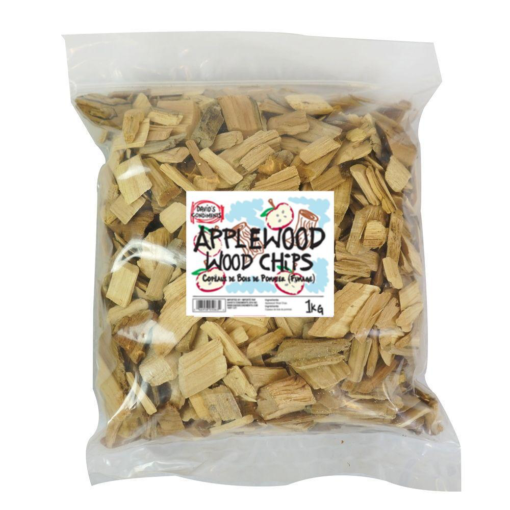 Smoking Wood Chips Applewood DAVIDS 1KG — Eccolo Foods