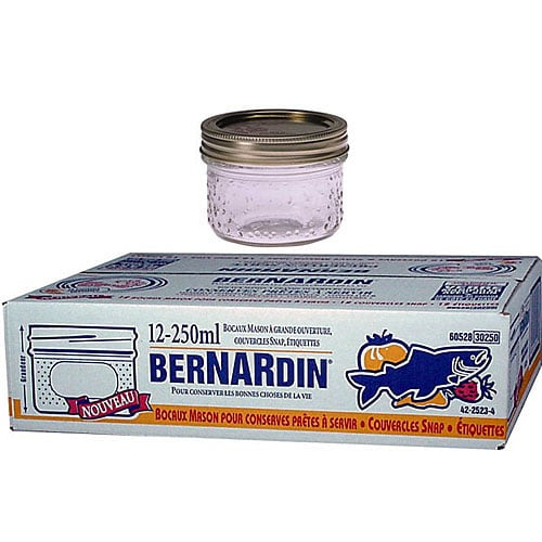 Decorative Widemouth Mason Jars BERNARDIN 12X250ml