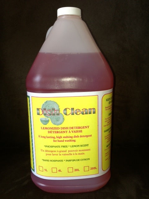 Liquid Dish Detergent Lemon D/D 4LT