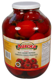 Pepper Red Cherry Pickled HOT AURORA 4lt