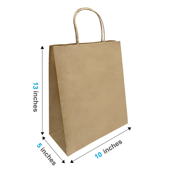 Paper Bag with Handle BROWN 10x5x13' MEDIUM(250)