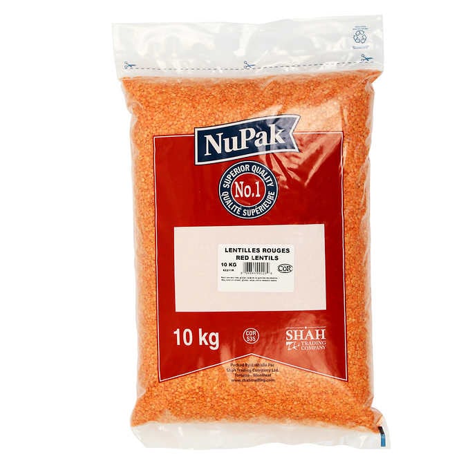 Lentils Red Dry NUPAK 10kg