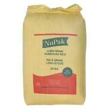 Rice  White Parboiled NUPAK 20kg