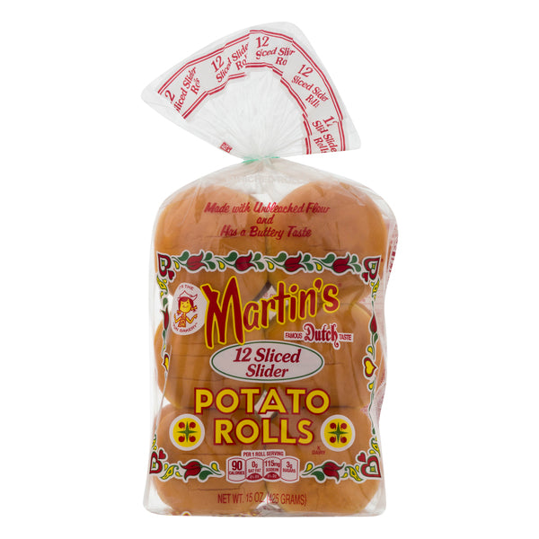 Potato Rolls Slider Buns MARTINS 7x12pc