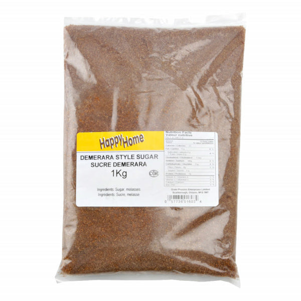 Sugar Demerara HAPPY HOME 1kg