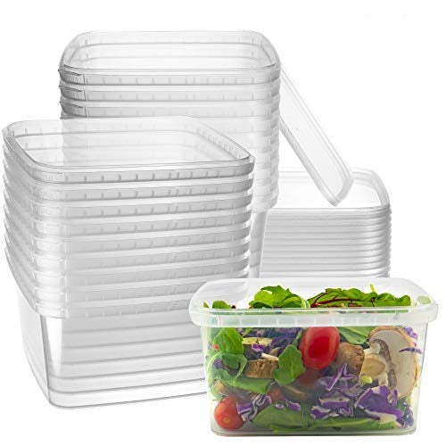 Plastic Deli Container SQUARE 32OZ 250EA