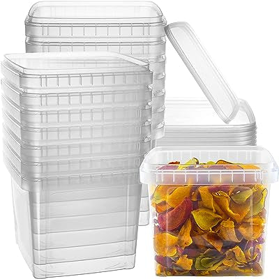 Plastic Deli Container SQUARE 8OZ 500EA