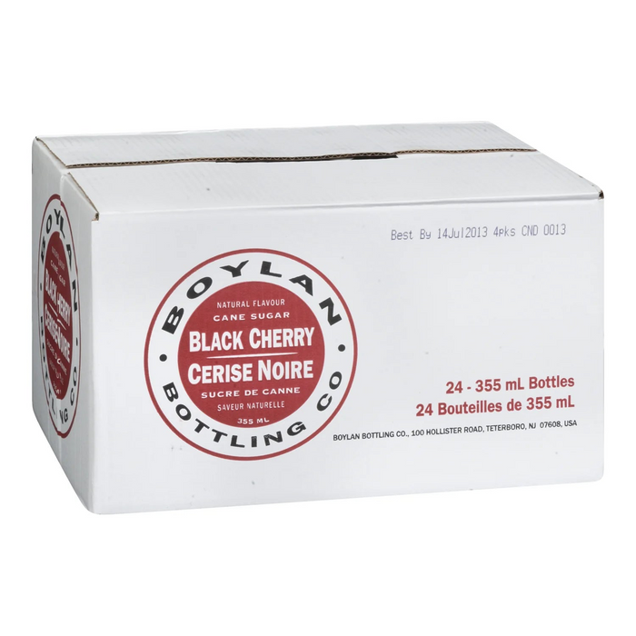 BOYLANS Black Cherry Soda 24x355ML