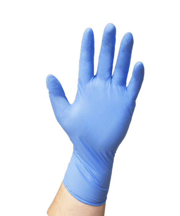 Nitrile Gloves BLUE SMALL 100EA