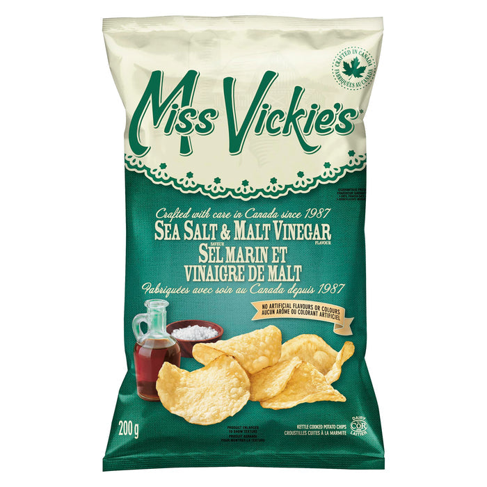 Potato Chips SEA SALT AND VINEGAR MISS VICKIES 200GR