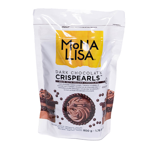 Crispearls Dark Chocolate MONA LISA 800GR