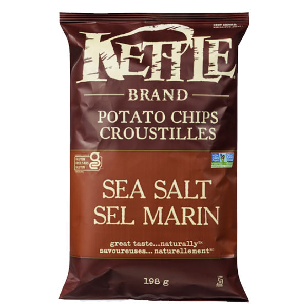 Potato Chips Sea Salt KETTLE 198GR