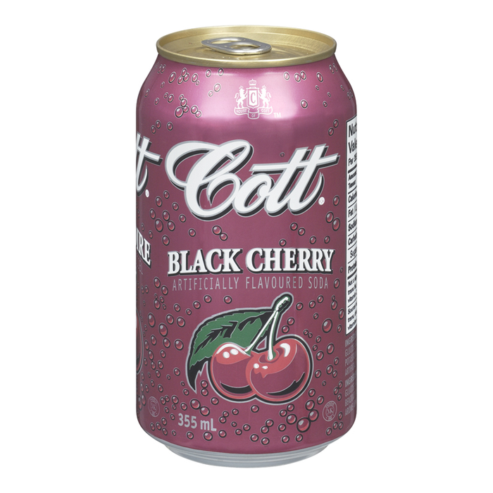 COTT Black Cherry Soda 12 x 355ml