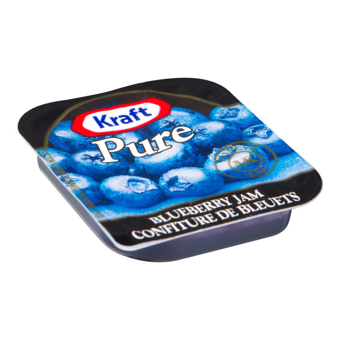 Jam Blueberry Individual Packets KRAFT 140x10ML