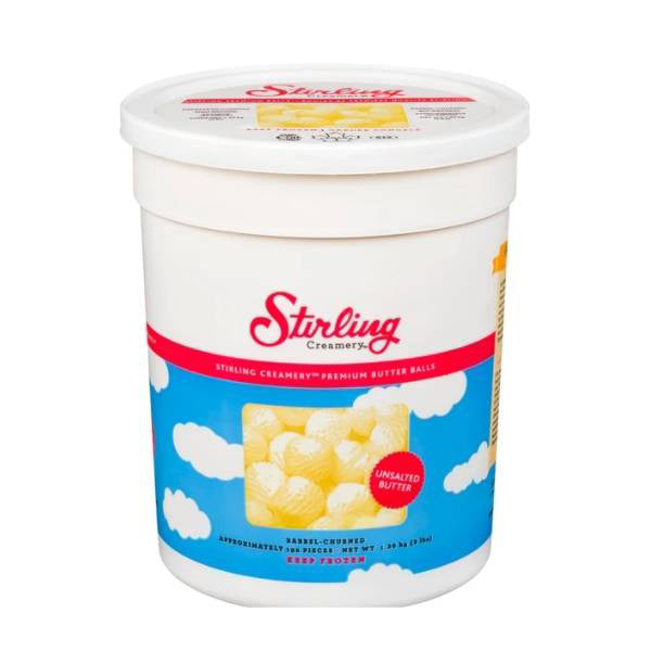 Butter Balls Unsalted STIRLING 6x1.36KG