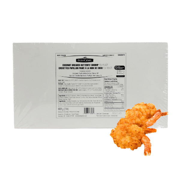 Coconut Shrimp Raw Breaded OCEAN JEWEL 2LB