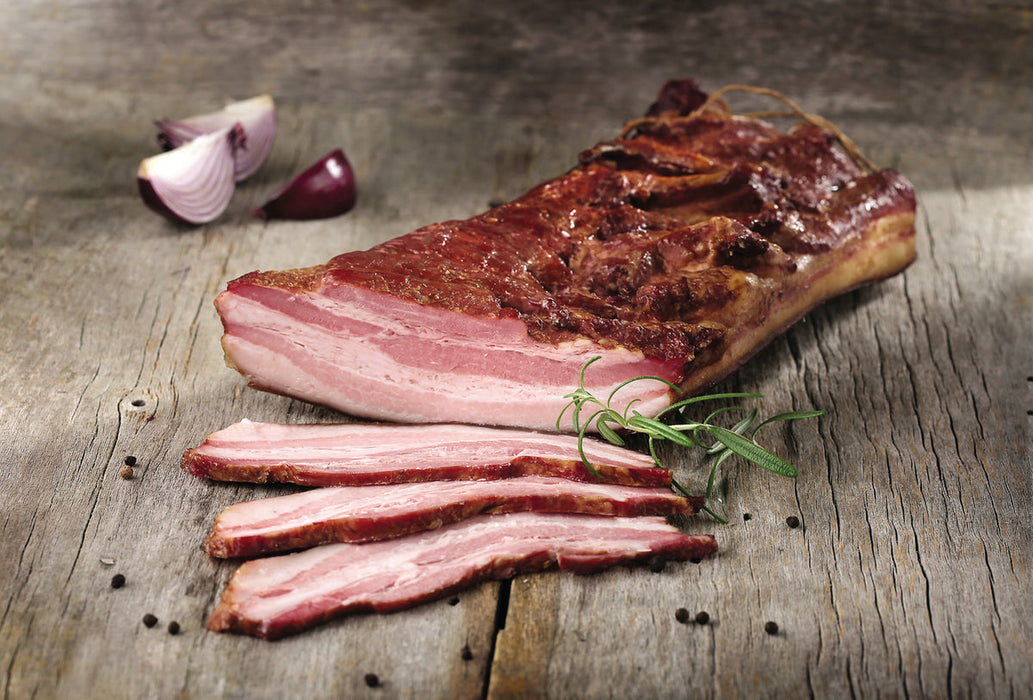 Bacon Double Smoked Slab Fresh UNITED MEAT AVG 4kg