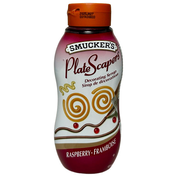 Raspberry Sundae Syrup Plate Scrapers SMUCKERS 420ML