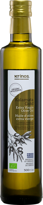 Extra Virgin Olive Oil Kalamata Organic Finishing KRINOS 500ML