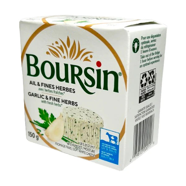 Boursin Cheese Garlic Herbs 150GR BOURSIN