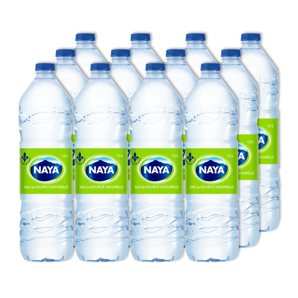 Water Natural Plastic  NAYA 12x1.5lt