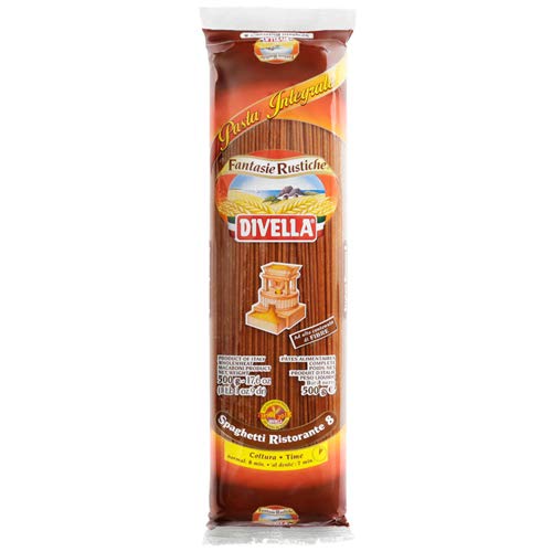 DIVELLA-Spaghetti Whole Wheat 24x500 g