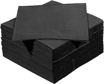 Napkin Cocktail Black 600pcs CHAMPION 2ply