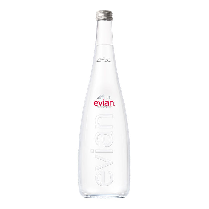 Water Natural Glass EVIAN 12x750ml