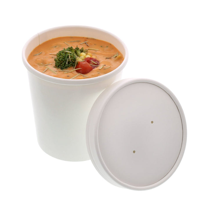 Container Paper Soup Combo 16oz White MAHER 250EA