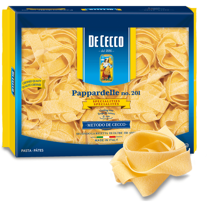 DECECCO-Pappardelle Nests #201  8X500GR