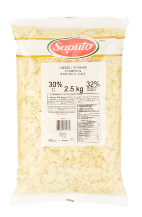 Parmesan Grated Cheese SAPUTO  2.5KG