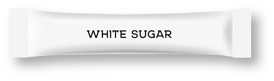 Sugar Stick 1500x3.2g White — Eccolo Foods