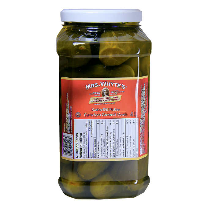 Pickles KOSHER Dill Whytes 4LT