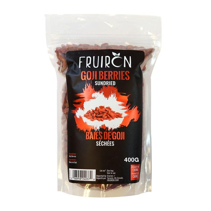 Dried Goji Berries Sundried FRUIRON 400GR