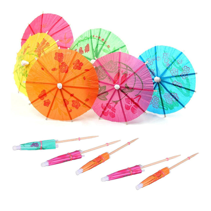 Cocktail Umbrella 4” Assorted HY-STIX 144EA